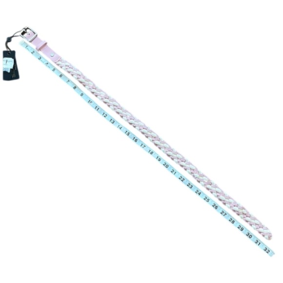 RAG & BONE NWT Baby Boyfriend Woven Belt - Peony- Size XS - Picture 8 of 9